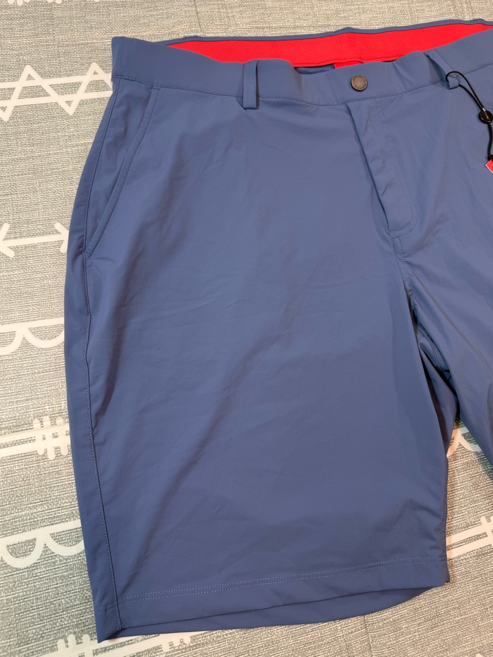 Redvanly Hanover Pull-On Shorts in Blue Horizon XXL/9” inseam - Picture 2 of 7